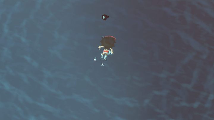 This darker object is our victim. - ACNH: Sea creatures - how to catch? - Items - Animal Crossing New Horizons Guide