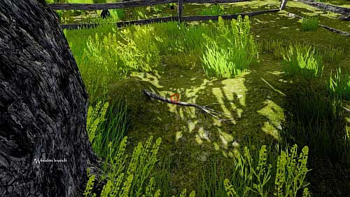 Move to the rivulet, press the middle mouse button, click on the empty canteen with left mouse button, once again press the middle mouse button and when you get back from the inventory use canteen on the rivulet - Walkthrough - Entering the house - Walkthrough - Anna Game Guide & Walkthrough