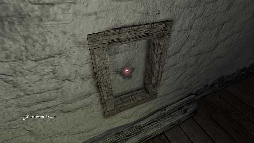 After that move through the devastated door and get to the hollow on the wall (picture) (its opposite to the entrance - House - part 1 - Walkthrough - Anna Game Guide & Walkthrough