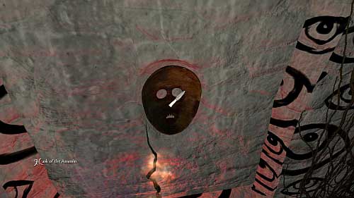 Once you have done pick up mask of the assassin, move to the place where picture with pulsating heart was and put mask of the assassin in the carved silhouette - House - part 2 - Walkthrough - Anna Game Guide & Walkthrough