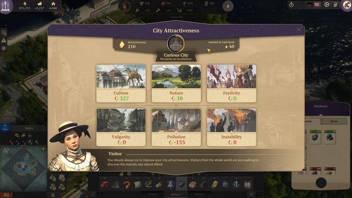 City attractiveness - Anno 1800 - important new features - Basics - Anno 1800 Game Guide