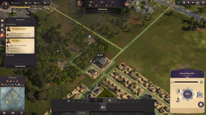 The second and the final stage of removing the rocks requires you to, e - Anno 1800: Chapter 2 - A Sign of Fire Walkthrough - Campaign - Anno 1800 Game Guide