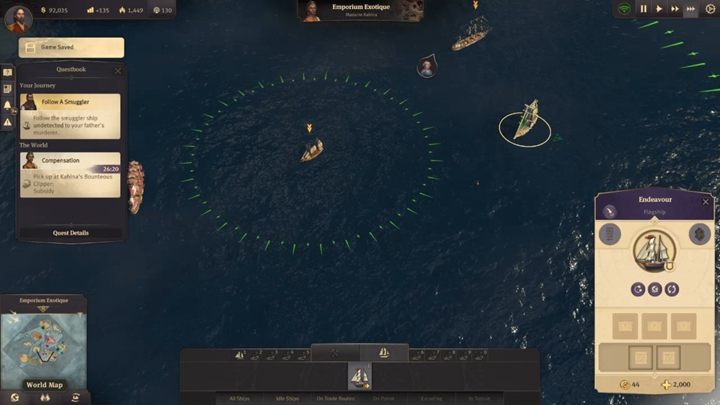 Choose one of your ships and sail to the place near the lighthouse - Anno 1800: Chapter 2 - A Sign of Fire Walkthrough - Campaign - Anno 1800 Game Guide