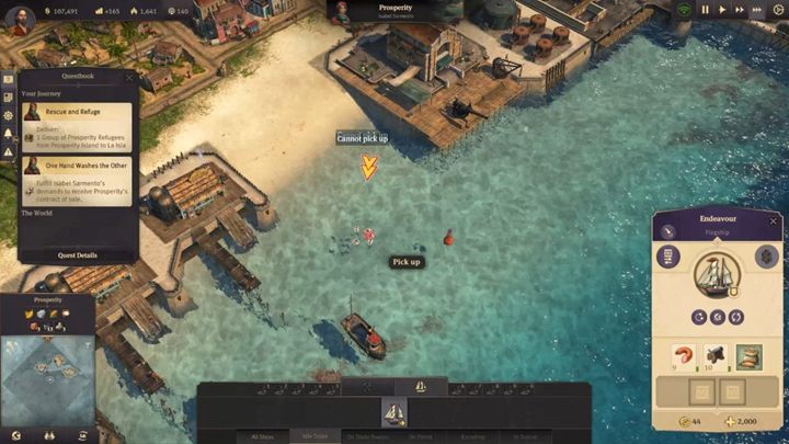 Choose your boat and then travel to Prosperity island - Anno 1800: Chapter 3 - Prosperity Walkthrough - Campaign - Anno 1800 Game Guide