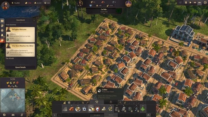 Time to increase the population of your new colony - Anno 1800: Chapter 3 - Prosperity Walkthrough - Campaign - Anno 1800 Game Guide