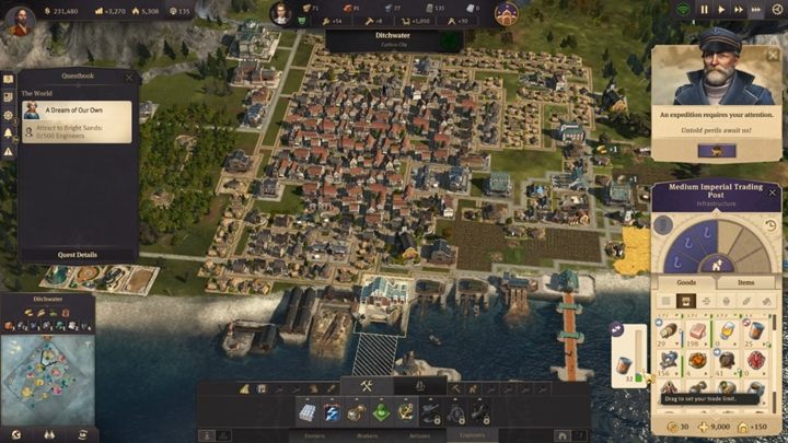 Rebuild and expand your town - Anno 1800: Chapter 4 - The Torch Passes Walkthrough - Campaign - Anno 1800 Game Guide