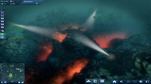 There are three regions to explore (they will be highlighted on the minimap when we move the cursor on the mission icon - on the left edge of the screen), where the Virago could be found - Mission Four - Secrets of the Deep - Chapter One: Shadows of the Past - Anno 2070 - Game Guide and Walkthrough