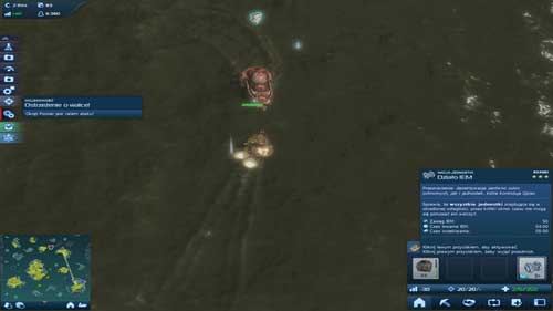 The last mission objective is to load the EMP Cannon on board one of our Warships and eliminate the enemy ship - Mission Three - Thriumph of Technology - Chapter Three: In the Eye of the Storm - Anno 2070 - Game Guide and Walkthrough