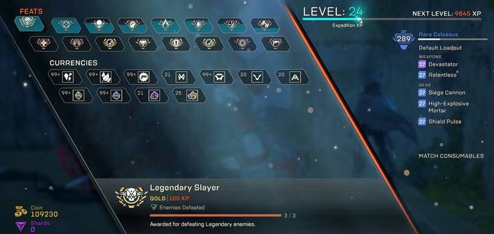 You can check your Feats at any point in the game - Feats in Anthem - Basics - Anthem Guide