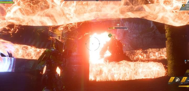 The best way to approach is to find a vantage point from which you can attack the enemy - Enemies and bosses in Anthem - Basics - Anthem Guide