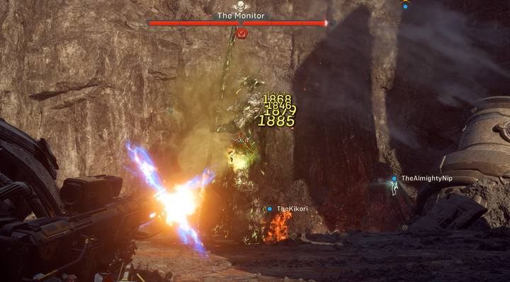 Combat with Monitor takes place on three arenas - Enemies and bosses in Anthem - Basics - Anthem Guide