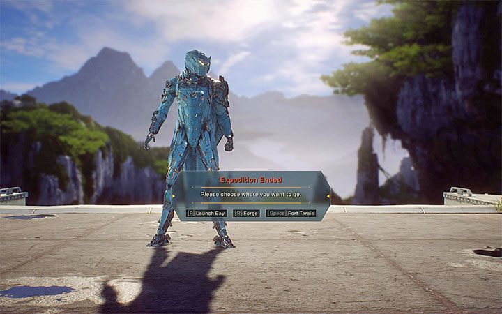 From now on, you can choose one of the three locations to which you want to go back to every time you complete an expedition - Can I meet other players in Fort Tarsis in Anthem? - FAQ - Anthem Guide