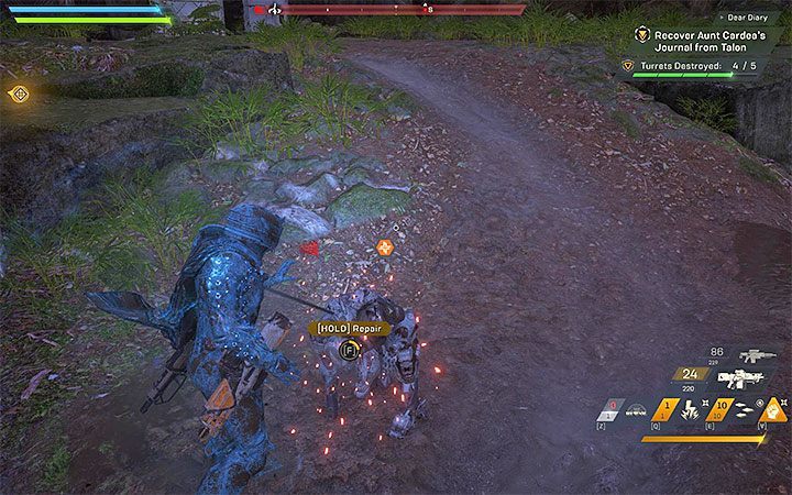 Go to the Outlaws camp - Dear Diary | Anthem story missions walkthrough - Story missions - Anthem Guide