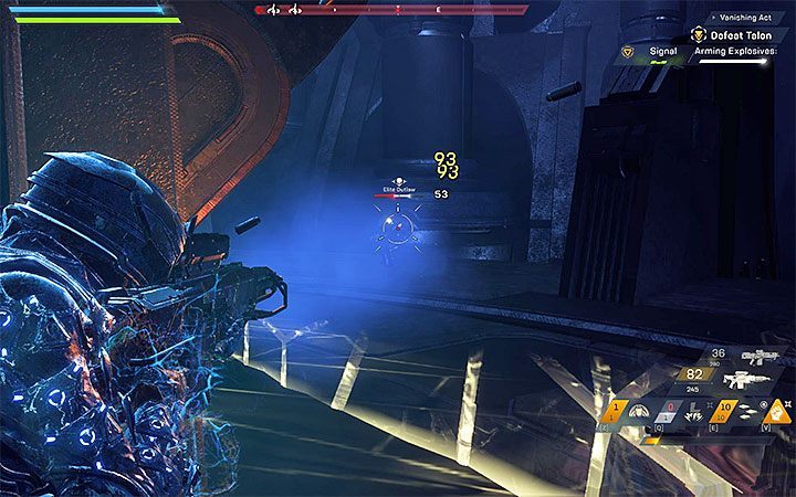 Once all three explosives are planted, stand in the circle to arm them - Vanishing Act | Anthem story missions walkthrough - Story missions - Anthem Guide