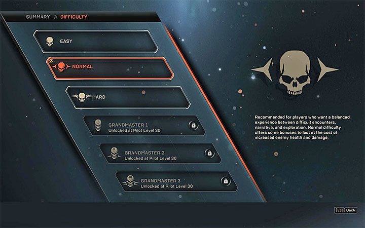 You can choose the difficulty level before each expedition, so you dont need to worry about the difficulty level being too high or too easy - Anthem Starting Tips - Basics - Anthem Guide