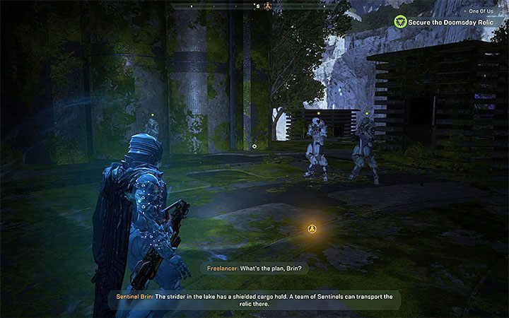 The last big quest from Brin requires you to defend the silenced Doomsday Relic from the Scars attempts to take it over, with Dominion forces also being involved - Sentinels | Anthem Agent Missions Walkthrough - Agent Missions - Anthem Guide