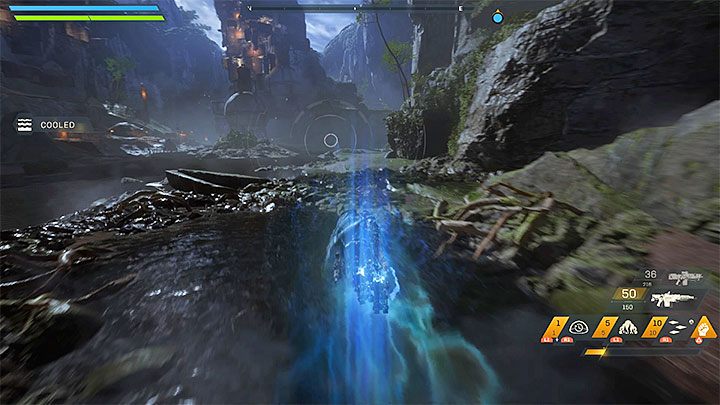 The second technique is to fly at the low altitude above the water, thanks to which the thrusters can be cooled down - How to extend the flight time in Anthem? - Javelin Classes - Anthem Guide