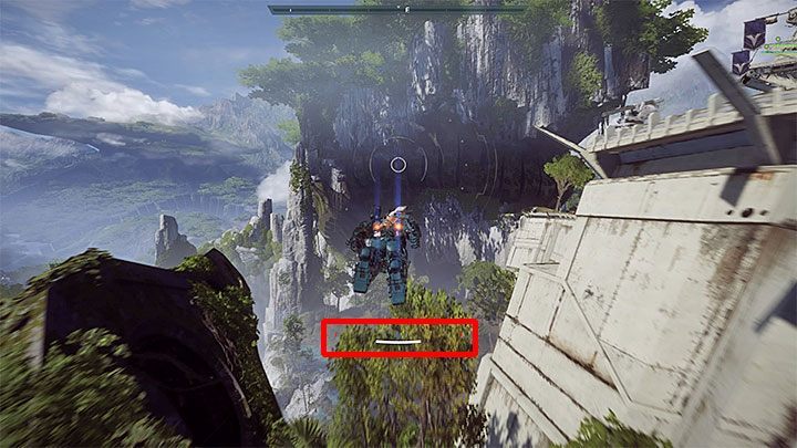 The engine heat indicator always appears at the bottom of the screen - it has been marked on the picture above - How to control the temperature of the suit in Anthem? - Javelin Classes - Anthem Guide