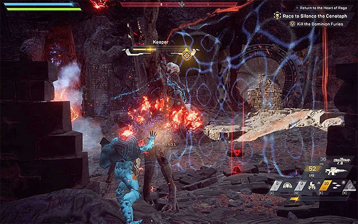 Delivering the Echoes triggers another fight - this time, you have to defeat the Dominion Furies - Repairs and Inspiration; Return to the Heart of Rage | Anthem walkthrough - Story missions - Anthem Guide