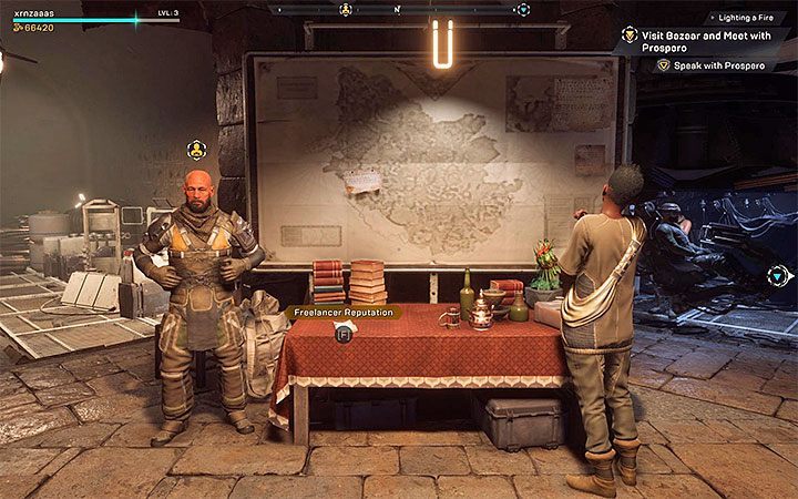 The Freelancers kiosk is in the northern part of Fort Tarsis - Freelancers | Anthem Agent Missions Walkthrough - Agent Missions - Anthem Guide