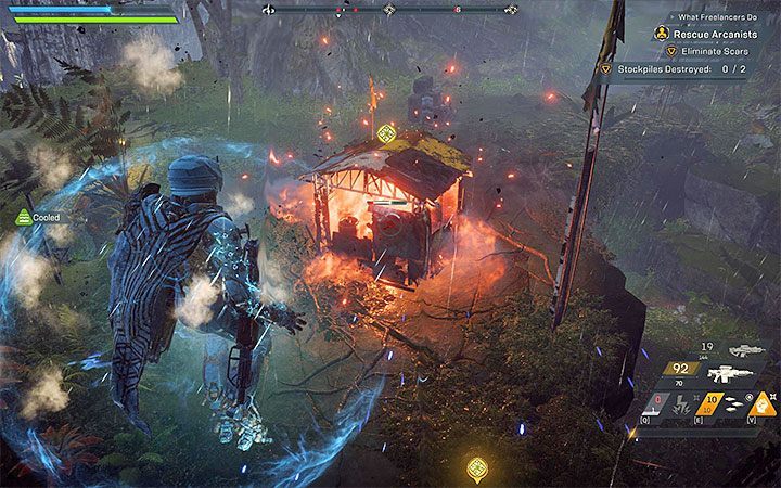 You reach Scars camp - Freelancers | Anthem Agent Missions Walkthrough - Agent Missions - Anthem Guide