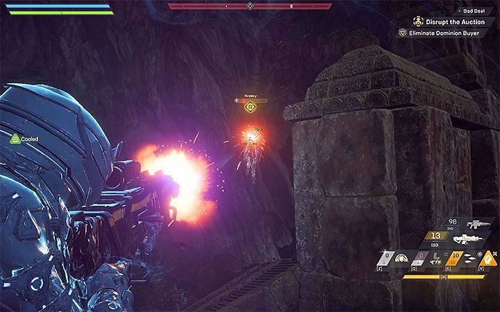 The enemy will receive reinforcements every time when you pick up a fragment - Freelancers | Anthem Agent Missions Walkthrough - Agent Missions - Anthem Guide