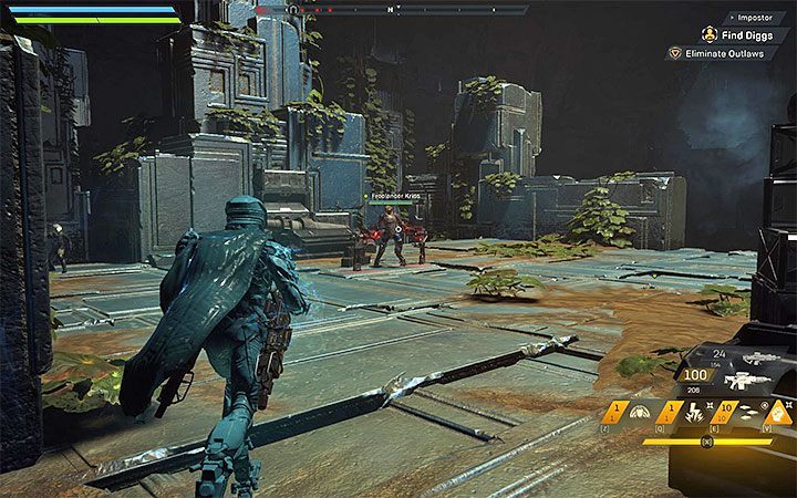 Soon, you will reach the Outlaws lair - prepare for a new fight - Freelancers | Anthem Agent Missions Walkthrough - Agent Missions - Anthem Guide