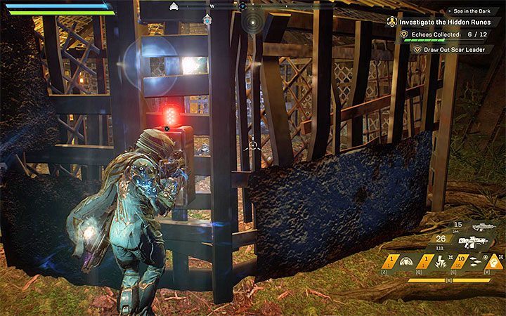 Once the area has been cleared, search for the interactive device known as Arcanist Marker - Arcanists | Anthem Agent Missions Walkthrough - Agent Missions - Anthem Guide