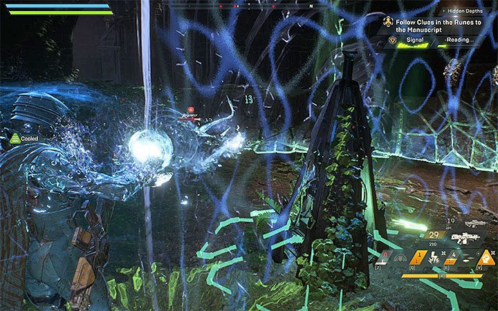 You can now travel to the location which was found thanks to the clues from the runes - Arcanists | Anthem Agent Missions Walkthrough - Agent Missions - Anthem Guide