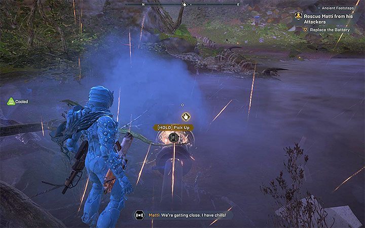 Begin travelling in the direction of the marked Strider - Arcanists | Anthem Agent Missions Walkthrough - Agent Missions - Anthem Guide