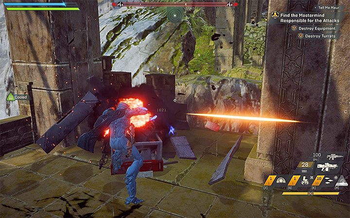 Talk to the Arcanists, and proceed to the outlaw camp - Arcanists | Anthem Agent Missions Walkthrough - Agent Missions - Anthem Guide