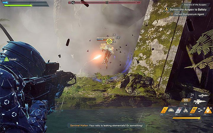 The final objective is to defeat a mini-boss - Symposium Agent - Arcanists | Anthem Agent Missions Walkthrough - Agent Missions - Anthem Guide