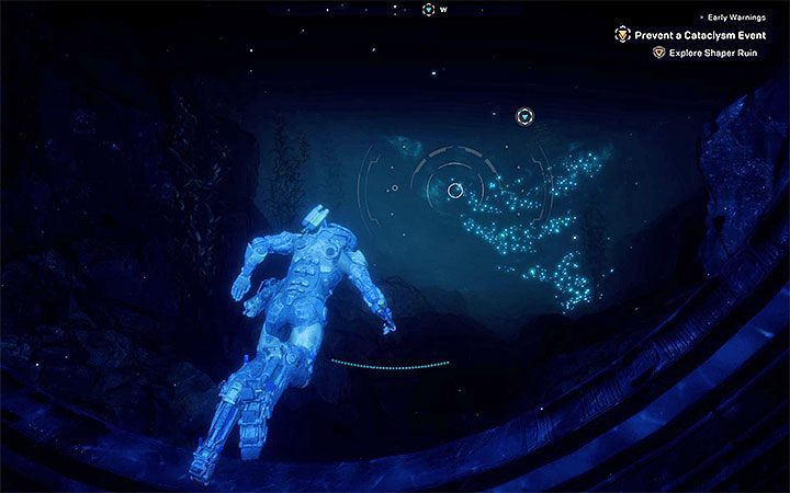 After you activate the sensor, you have to defend your position by the device - Early Warnings | Anthem story missions walkthrough - Story missions - Anthem Guide