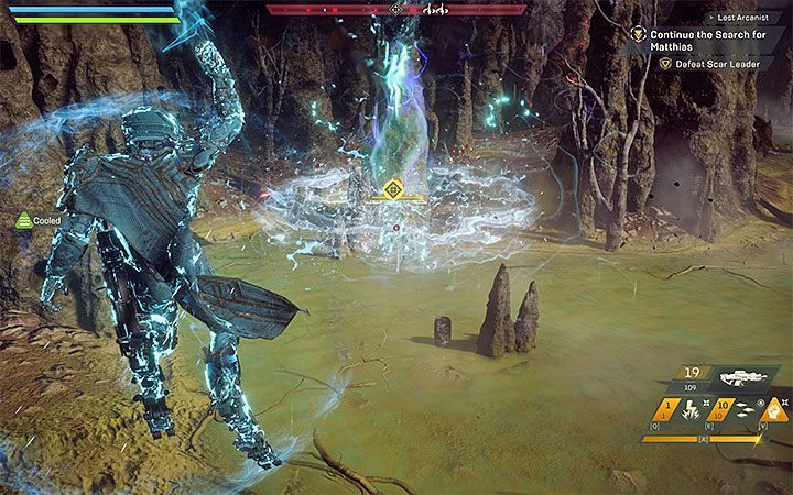 For the first time, you will find yourself in the respawn restricted area - Lost Arcanist | Anthem story missions walkthrough - Story missions - Anthem Guide