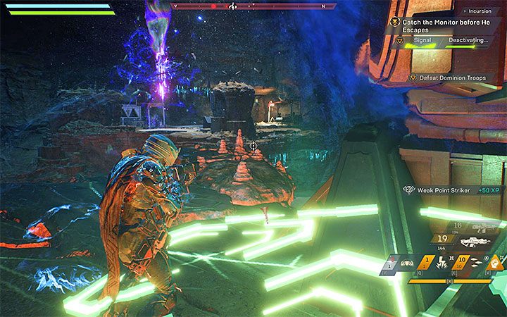 Head towards the hideouts exit - Incursion | Anthem story missions walkthrough - Story missions - Anthem Guide