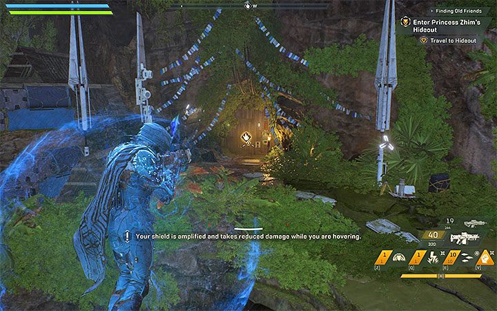 Fly to Zhims hideout - Finding Old Friends | Anthem story missions walkthrough - Story missions - Anthem Guide