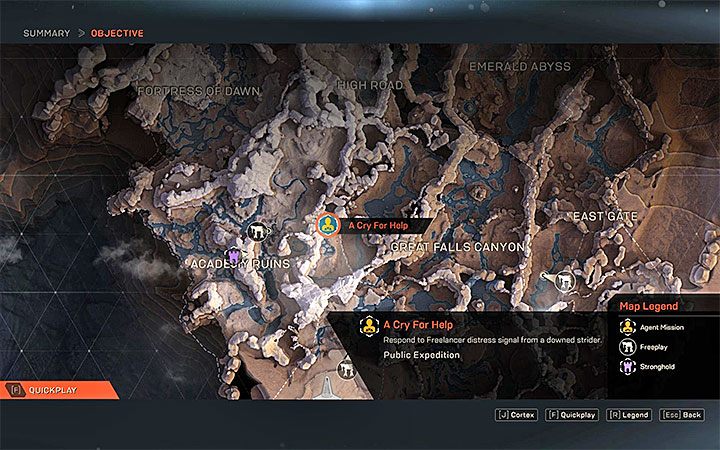 1) Complete 3 missions - Tombs of the Legionnaires | Anthem story missions walkthrough - Story missions - Anthem Guide
