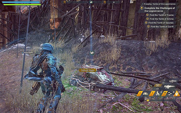 Another good method of finding chests is to complete World Events available in the Freeplay mode - Tombs of the Legionnaires | Anthem story missions walkthrough - Story missions - Anthem Guide