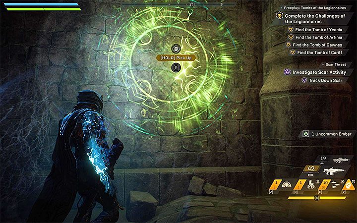 4) Find 10 collectibles - Tombs of the Legionnaires | Anthem story missions walkthrough - Story missions - Anthem Guide