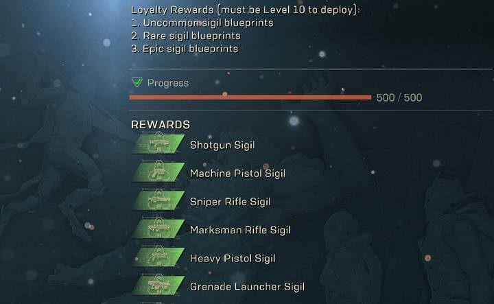 Arcanist loyalty level 1 rewards. - Reputation and factions in Anthem - Basics - Anthem Guide