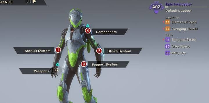 Assault System (1) - the basic ability - Interceptor class javelin in Anthem - Javelin Classes - Anthem Guide