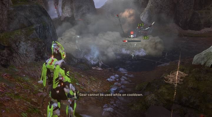 Venom Bomb inflicts acid status on all targets within its radius. - Interceptor class javelin in Anthem - Javelin Classes - Anthem Guide
