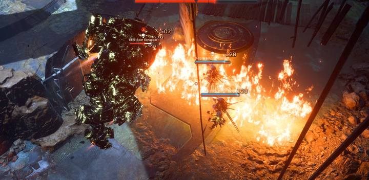 Firewall Mortar damages everyone except enemies with shields - these enemies wont receive burn status. - Colossus class javelin in Anthem - Javelin Classes - Anthem Guide