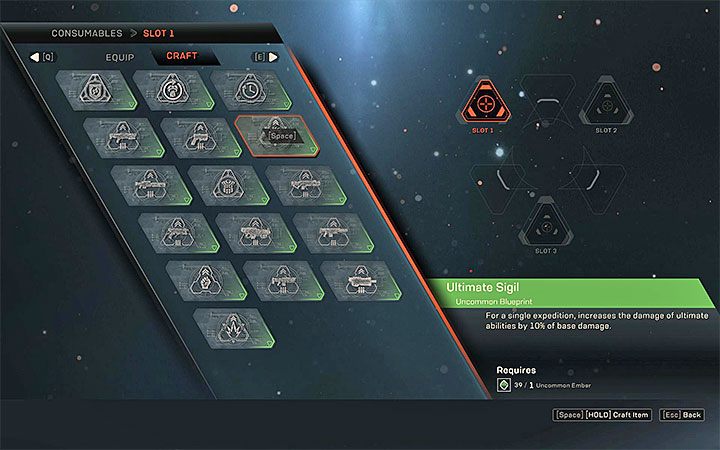 You dont receive consumables as loot, e - Consumables in Anthem - Basics - Anthem Guide