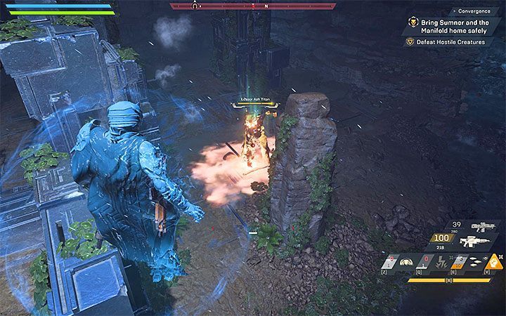 You have to go to a larger room - the game will block the option to respawn - Convergence | Anthem story missions walkthrough - Story missions - Anthem Guide