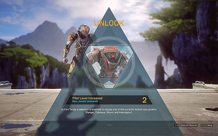 Levelling up in Anthem goes on in a classic way - you need to gather a certain amount of experience points (XP) to ascend to a new level - Levelling up in Anthem - Basics - Anthem Guide