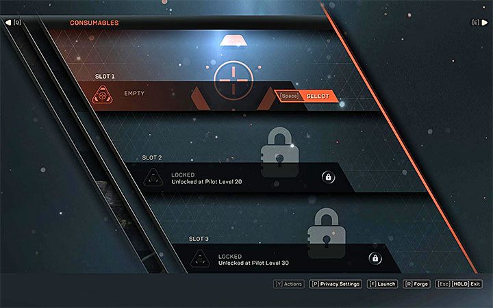 Reward: New consumable slot - Levelling up in Anthem - Basics - Anthem Guide