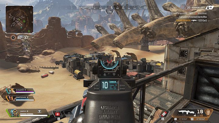 Every weapon found in Apex Legends has an attached sight that influences its accuracy - Shooting and ballistics in Apex Legends - Starting tips - Apex Legends Guide