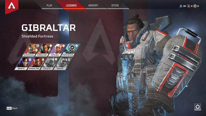If you are more versed towards defense, like to focus the enemy attention on yourself and protect more vulnerable comrades, choose Gibraltar - Starting tips for Apex Legends - Starting tips - Apex Legends Guide