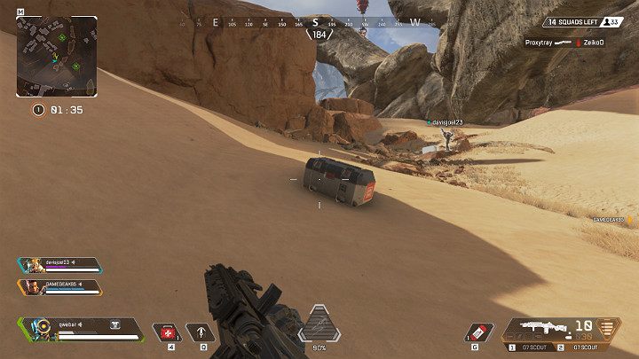 Round 1 begins after about a minute from the landing and lasts for the next four minutes - Round 1 - Beginning of the match in Apex Legends - The match and rounds - Apex Legends Guide